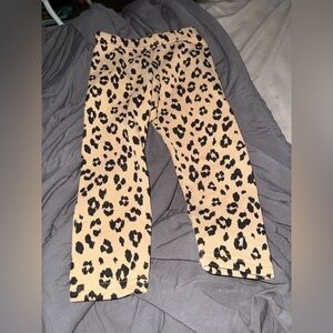 Carter's Tan and Black Animal Print Leggings